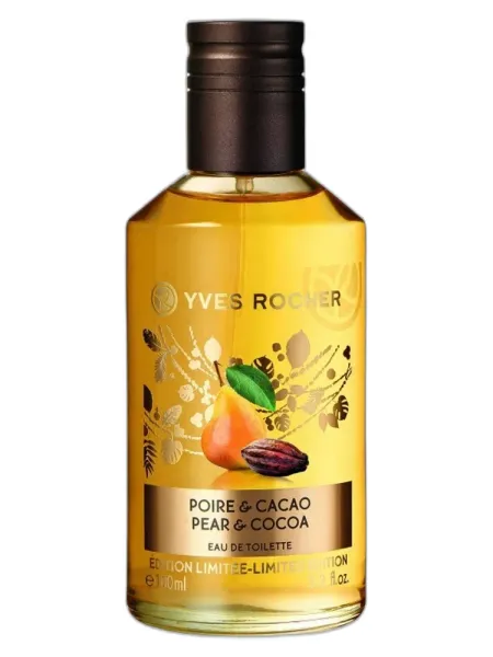 Frasco del perfume Yves Rocher Poire & Cacao unisex