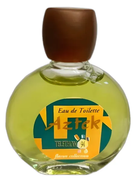 Frasco del perfume Yves Rocher Telethon 94 Aztek