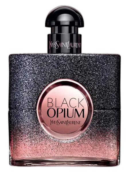 Frasco del perfume Yves Saint Laurent Black Opium Floral Shock