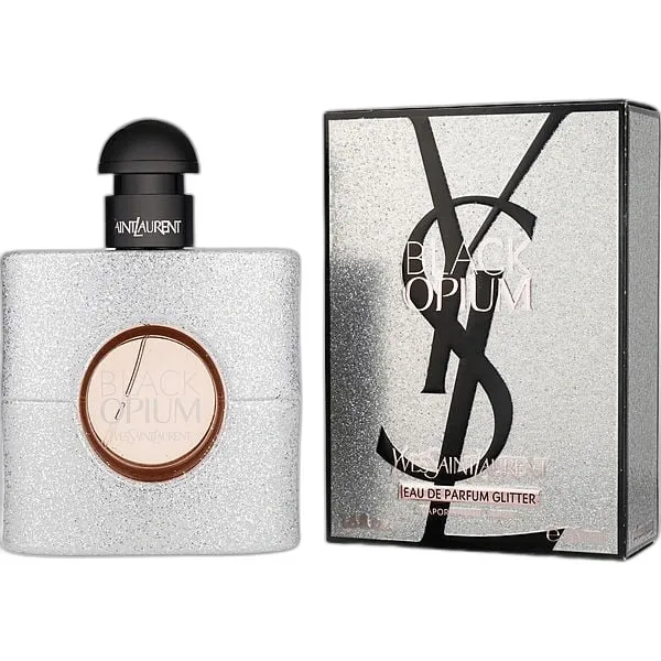 Frasco del perfume Yves Saint Laurent Black Opium Glitter Eau de Parfum