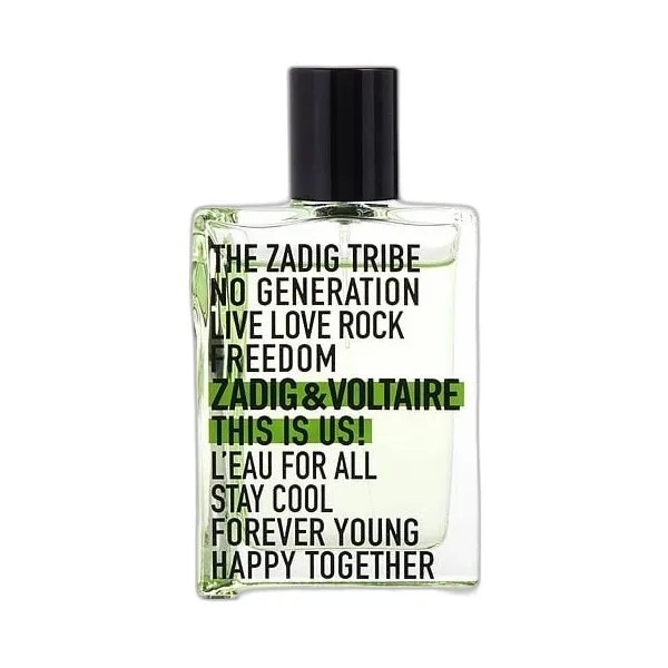 Frasco del perfume Zadig & Voltaire This Is Us! L'Eau For All Eau de Toilette