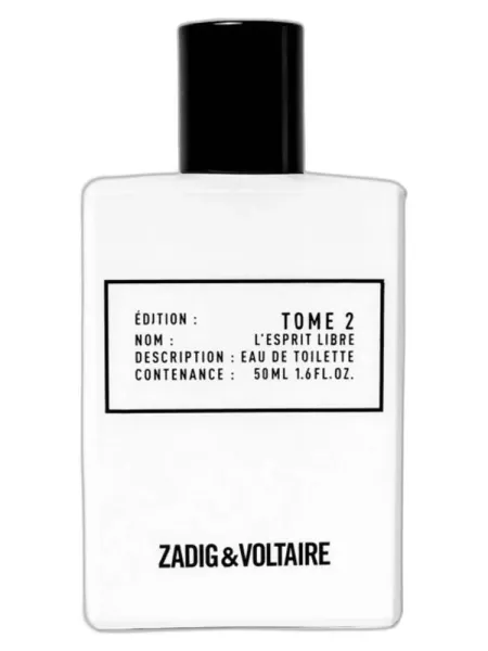Frasco del perfume Zadig & Voltaire Tome 2 La Legerete unisex