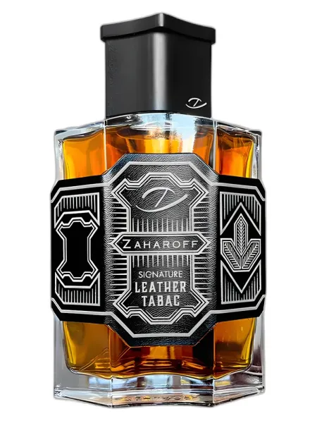 Frasco del perfume Zaharoff Signature Leather Tabac