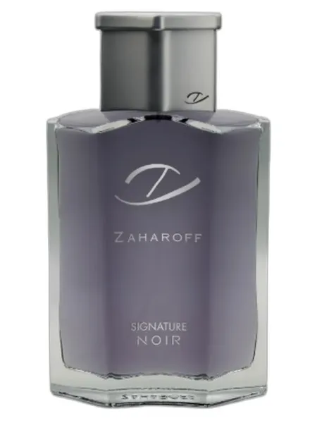 Frasco del perfume Zaharoff Signature Noir