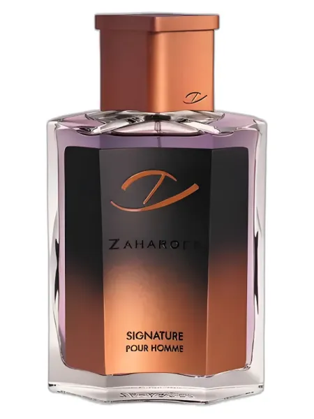 Frasco del perfume Zaharoff Signature Pour Homme