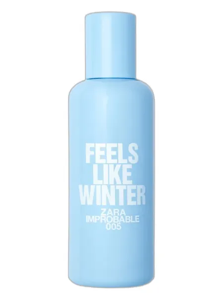 Zara 005 Feels Like Winter perfume bottle