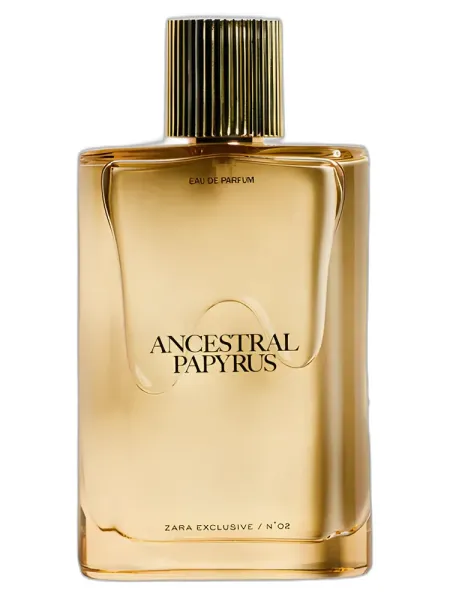 Frasco del perfume Zara Ancestral Papyrus unisex