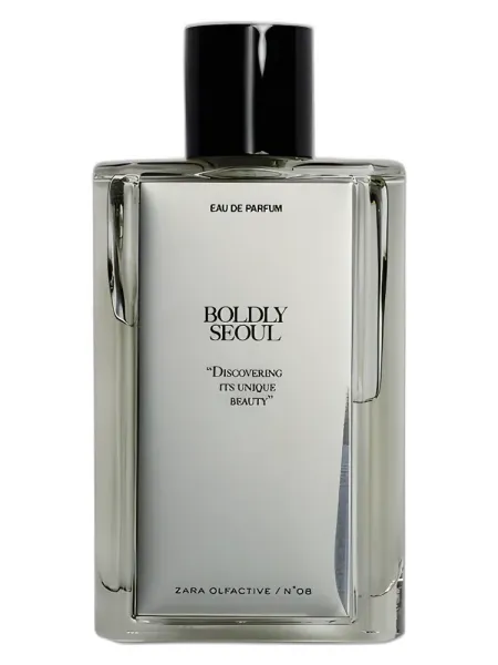 Frasco del perfume Zara Boldly Seoul unisex