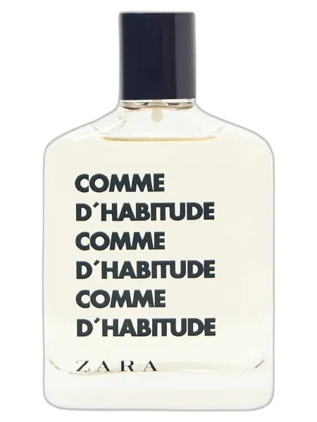 Frasco del perfume Zara Comme d'Habitude
