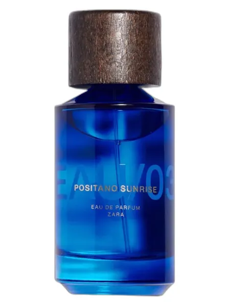 Frasco del perfume Zara EAU/03 Positano Sunrise Eau de Parfum