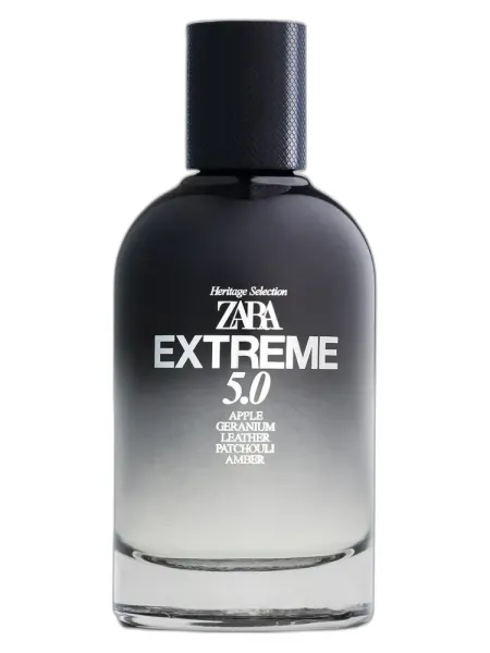 Frasco del perfume Zara Extreme 5.0