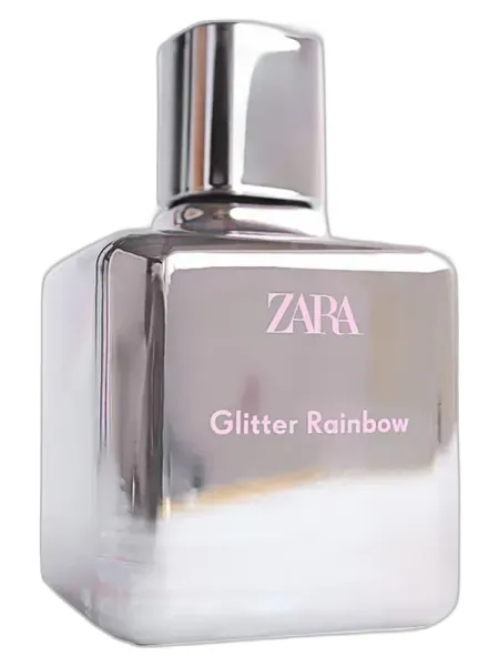 Frasco do perfume Zara Glitter Rainbow