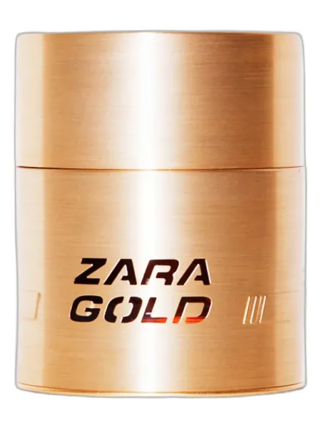 Frasco del perfume Zara Gold Eau de Toilette
