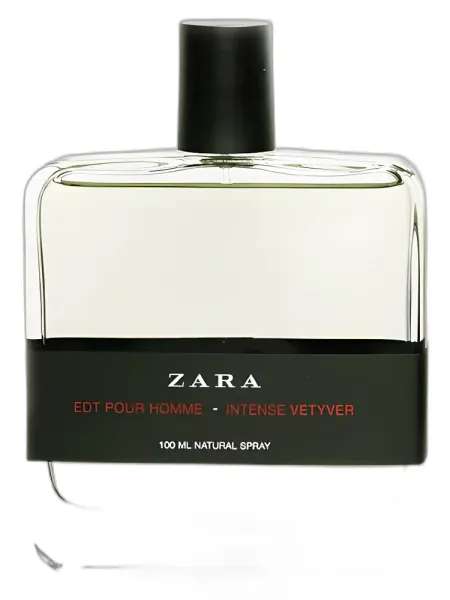 Frasco del perfume Zara Intense Vetyver Eau de Parfum
