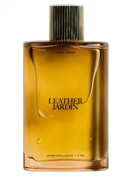 Frasco del perfume Zara Leather Jardin unisex