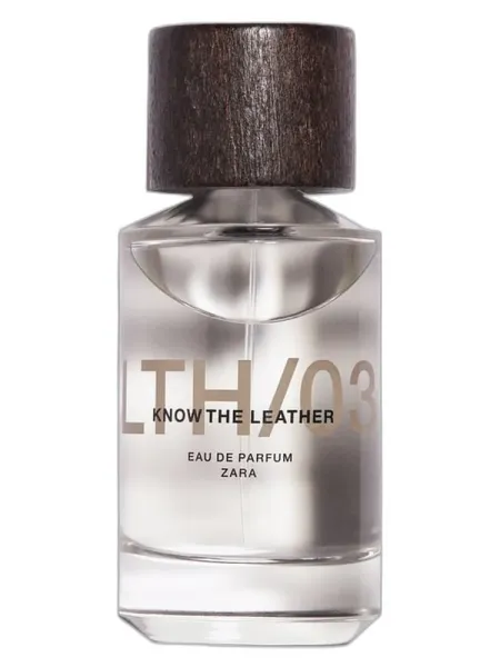 Frasco del perfume Zara LTH/03 Know The Leather Eau de Parfum