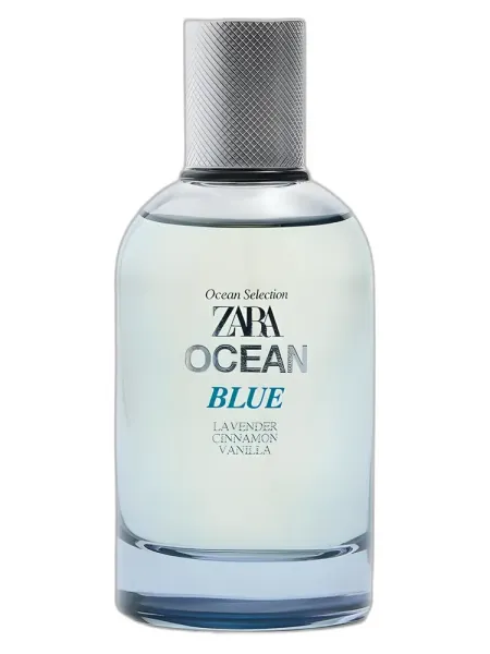 Frasco del perfume Zara Ocean Blue Eau de Toilette