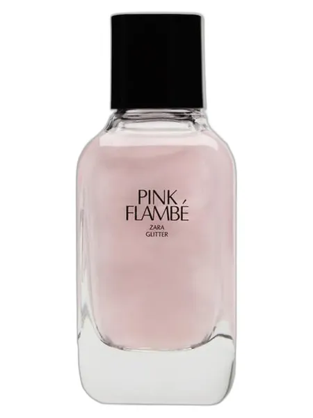 Frasco do perfume Zara Pink Flambe Glitter