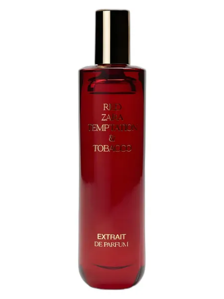 Frasco del perfume Zara Red Temptation Tobacco unisex Extrait