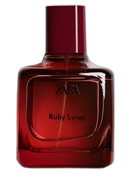 Frasco del perfume Zara Ruby Syrup 2021 Eau de Toilette