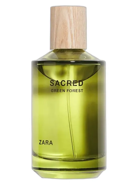 Frasco del perfume Zara Sacred Green Forest unisex