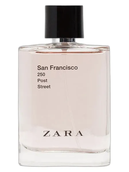 Frasco del perfume Zara San Francisco 250 Post Street