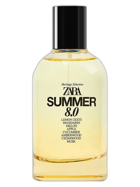 Frasco del perfume Zara Summer 8.0 Eau de Toilette