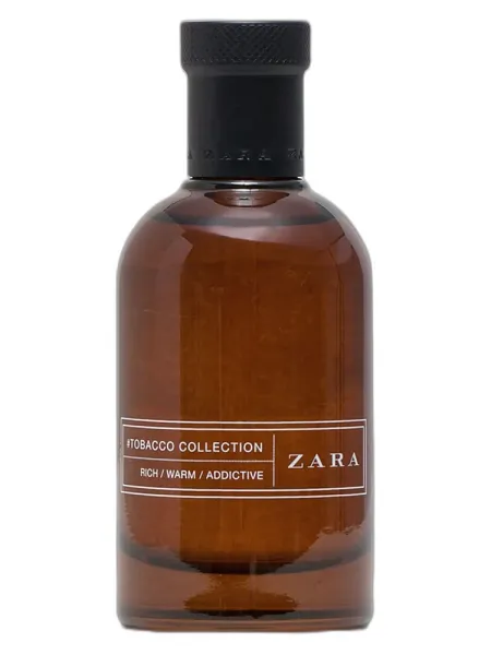 Frasco del perfume Zara Tobacco Collection Rich Warm Addictive Eau de Toilette
