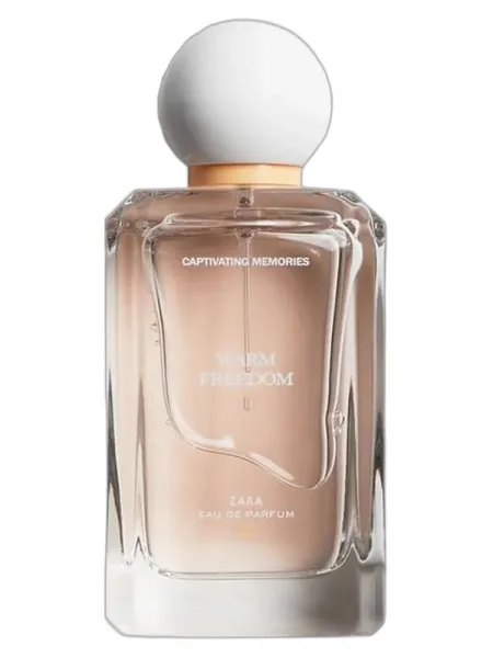 Frasco del perfume Zara Warm Freedom