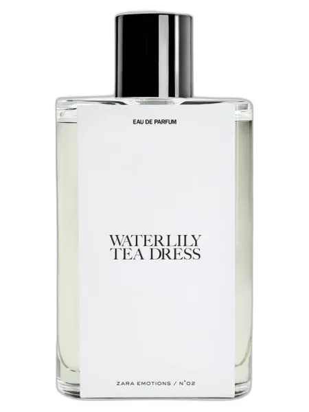 Frasco del perfume Zara Waterlily Tea Dress unisex Eau de Parfum