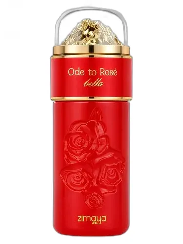 Frasco del perfume Zimaya Ode to Rose Bella