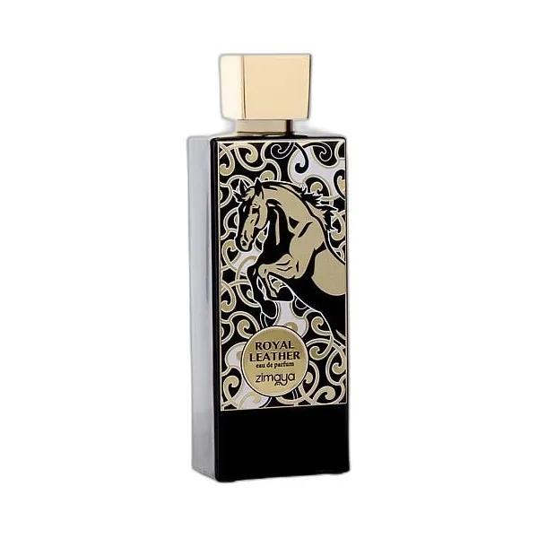Frasco del perfume Zimaya Royal Leather Eau de Parfum