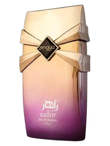 Frasco del perfume Zimaya Zahir Gold